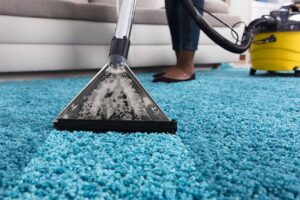 person using an at home carpet cleaner 3 Pressure Washing Penrith NSW $99